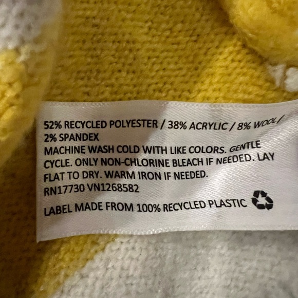 Lego Women's Color Block open front long, Cardigan sweater. - Picture 6 of 6